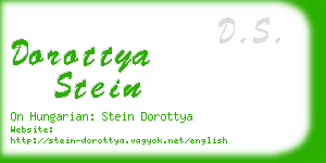 dorottya stein business card